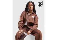 Unlike Humans Bubble Full Zip Hoodie brown