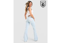 JUICY COUTURE Low Rise Diamante Crown Denim Jeans blue