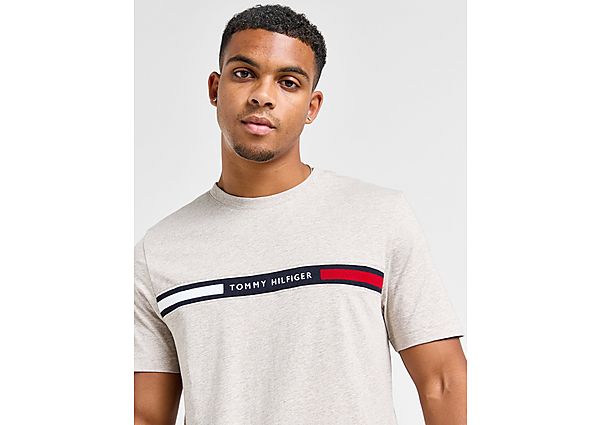 Tommy Hilfiger Chest Flag T Grey