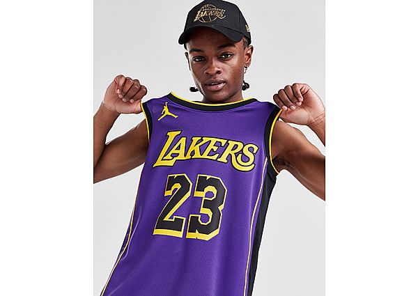 Jordan NBA LA Lakers James #23 Swingman Jersey