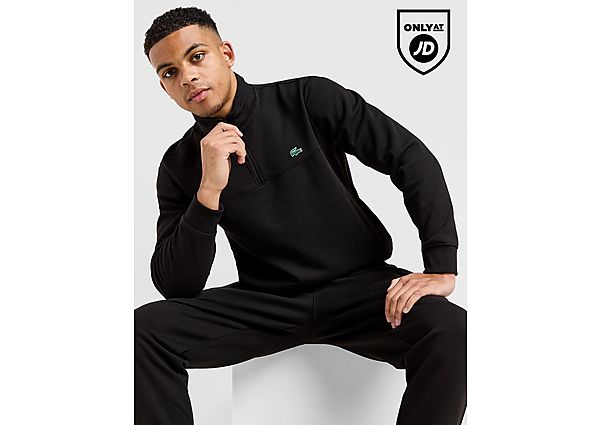 Lacoste Core 1/2 Zip Sweatshirt black