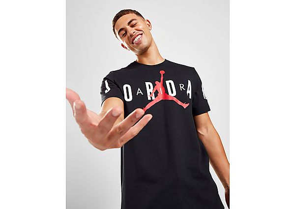 Jordan Air Stretch TShirt BlackWhiteBlack