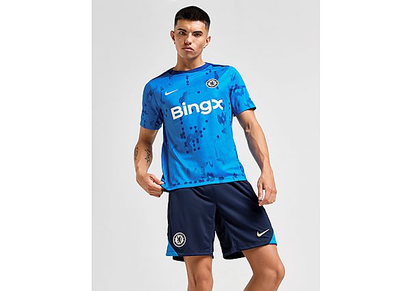 Nike Chelsea Fc Strike Shorts Obsidian Light Photo Blue Guava Ice