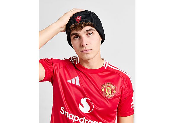 adidas Manchester United FC Knit Beanie Hat Black / Mufc Red