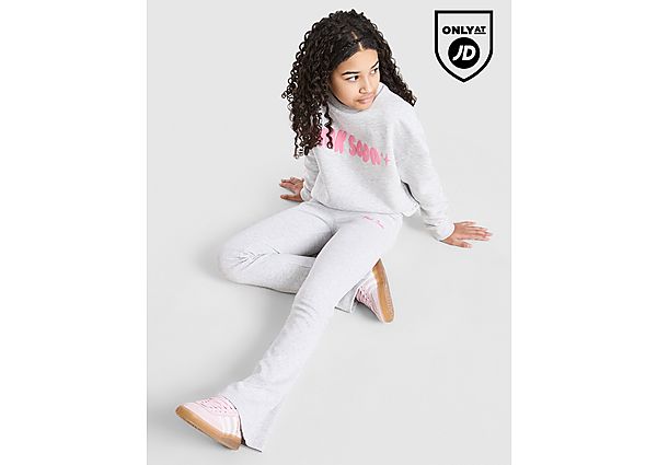 Pink Soda Sport Girls\' Bella Rib Flared Leggings Junior