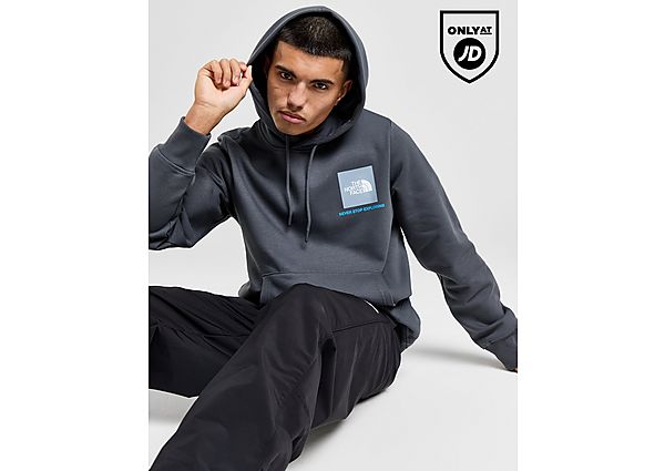 The North Face Fine Box Hoodie Charcoal