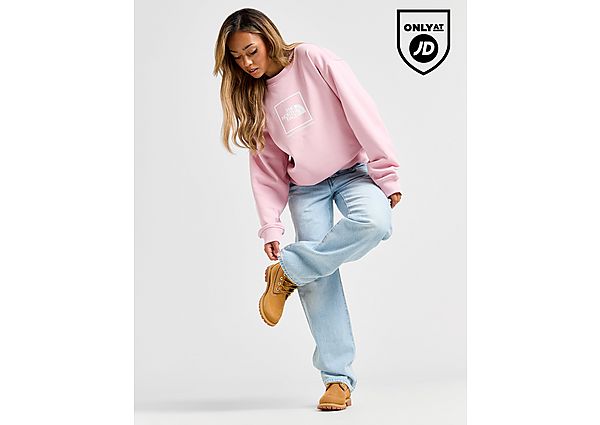 The North Face Shine Box Crew Sweatshirt Pink