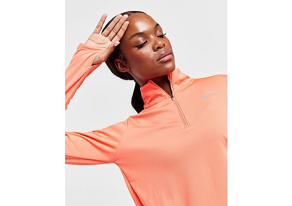 Nike Running Pacer 14 Zip Top Orange