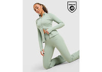 DAILYSZN Full Zip Fit Top green