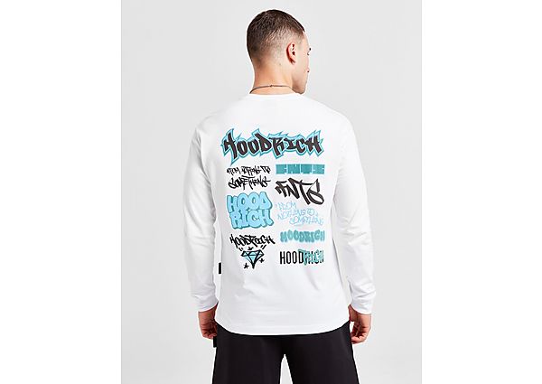 Hoodrich Graffiti Long Sleeve T-Shirt White