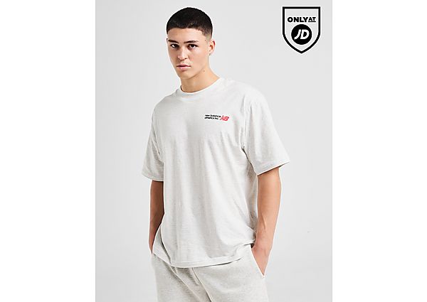 New Balance Core Logo Oversized TShirt Grey