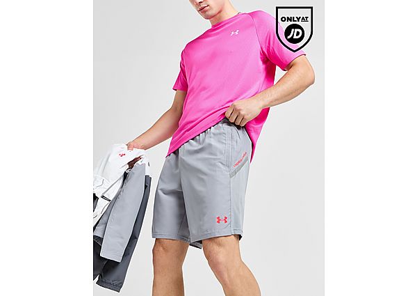 Under Armour Tech+ Woven Shorts - Grey - Mens, Grey