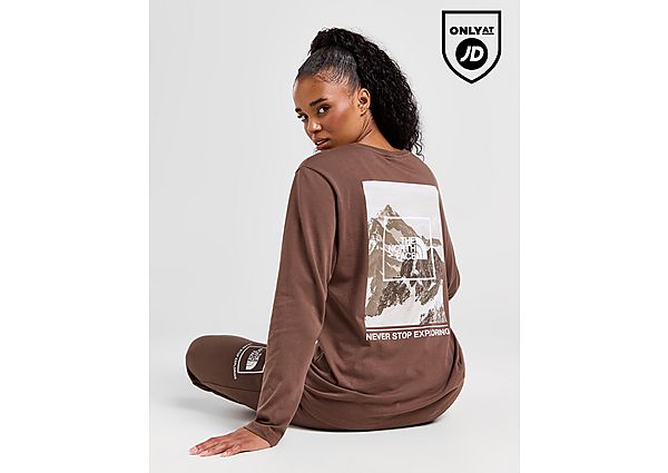 The North Face Outline Mountain Long Brown