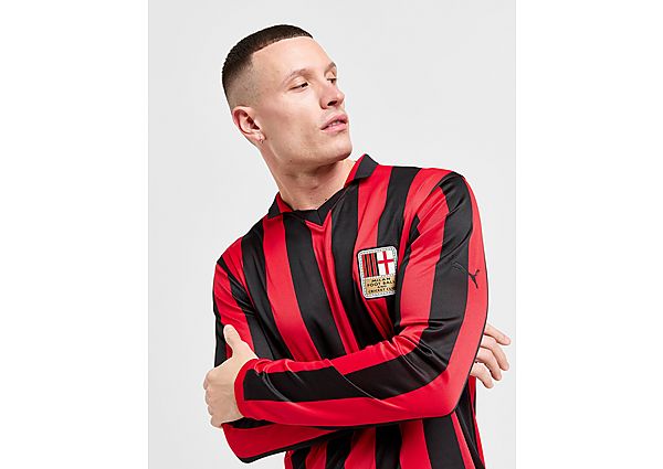 PUMA AC Milan 125th Anniversary Long Sleeve Shirt Red