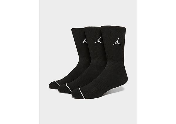 Jordan 3-Pack Everyday Crew Socks black