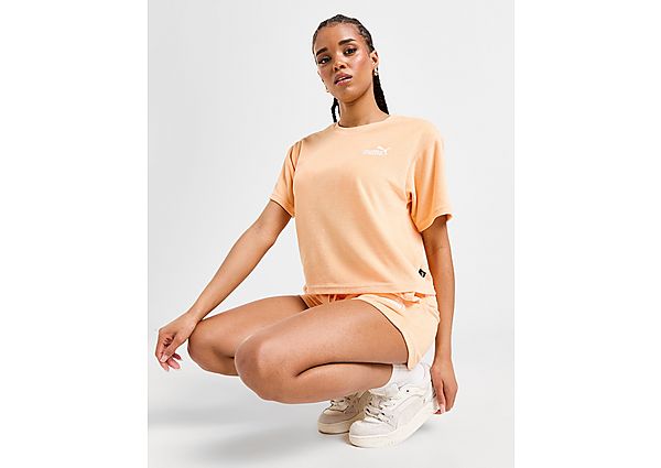 PUMA Knit Crop TShirt Orange