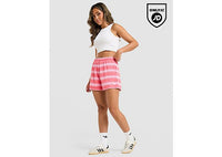 adidas Originals Stripe Towel Shorts pink