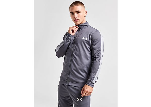 Under Armour UA Poly Track Top Grey