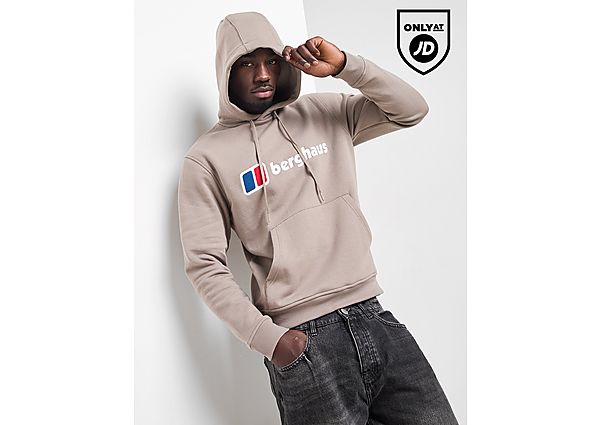 Berghaus Over The Head Logo Hoodie Grey