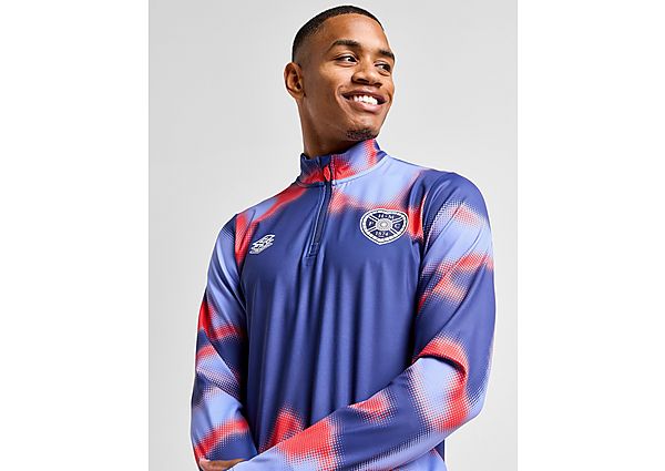 Umbro Hearts FC Warm Up Mid Layer Navy