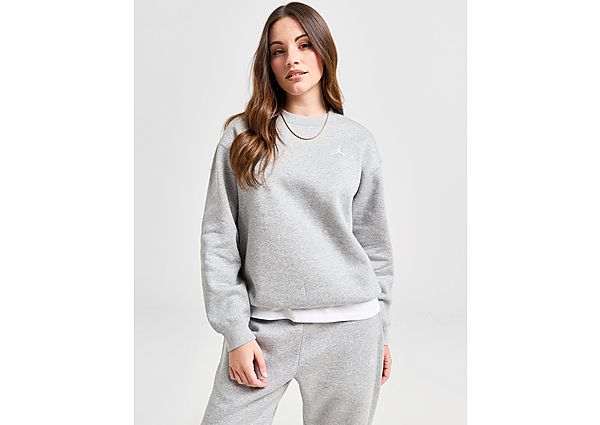 Jordan Brooklyn Crew Sweatshirt Dark Grey White