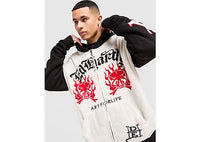 Ed Hardy 1972 Knit Full Zip Hoodie white