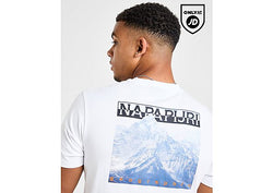 Napapijri Photo Back Print T White