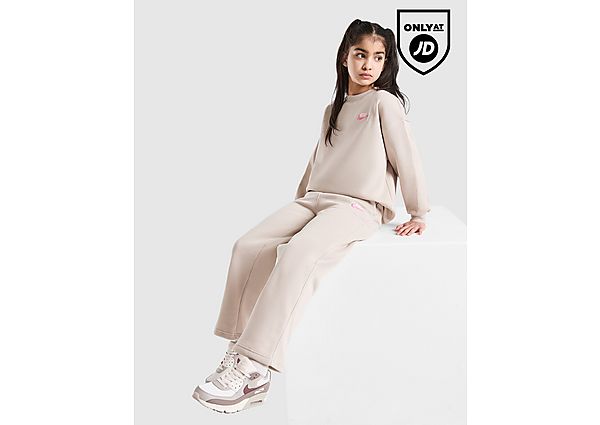 Nike Girls\' Dual Tone Wide Leg Joggers Junior