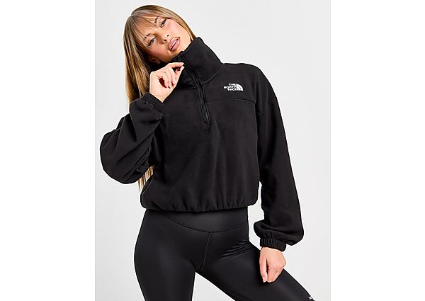 The North Face Glacier 1 2 Zip Fleece Top Black