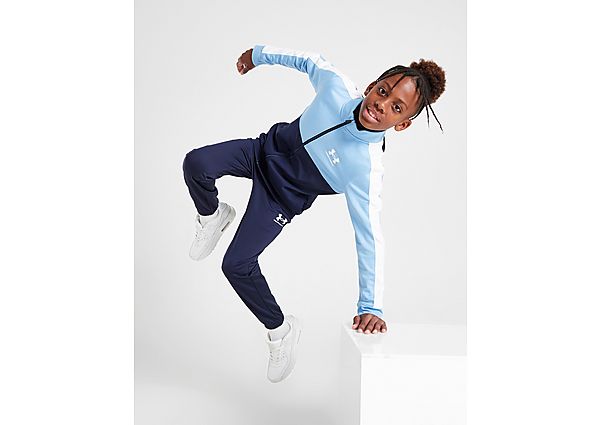 Under Armour Colour Block Knit Tracksuit Junior - Navy, Navy