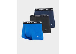 Nike 3-Pack Waistband Trunks Blue