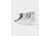 New Balance 6-Pack Everyday Quarter Socks brown