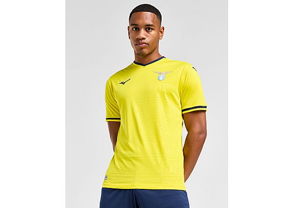 Mizuno Lazio 2024/25 Away Shirt - Yellow - Mens, Yellow