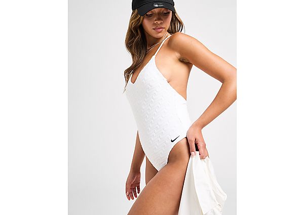 Nike Terry Swimsuit white
