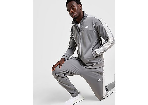 adidas Poly Panel Tracksuit Grey Four / Grey Two