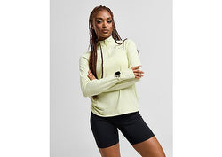 Nike Running Element 1 4 Zip Top Life Lime White