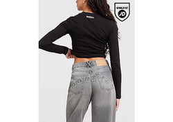 Hoodrich Logo Applique Jeans Grey