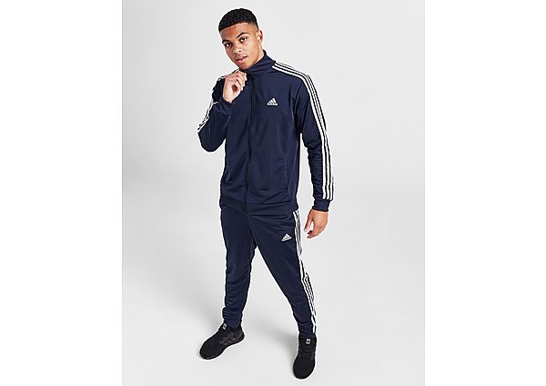 adidas Badge of Sport 3-Stripes Tracksuit Legend Ink White