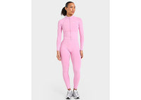 AYBL Enhance Full Zip Seamless Top pink