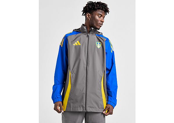 Adidas Leeds United Fc 2024/25 All Weather Jacket Grey