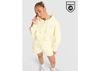 Nike Graphic Swoosh Crop Full Zip Hoodie yellow