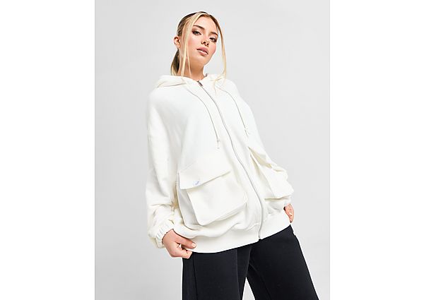 Nike Dance Oversized Full Zip Hoodie White