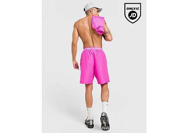 Under Armour Woven Emboss Shorts Pink