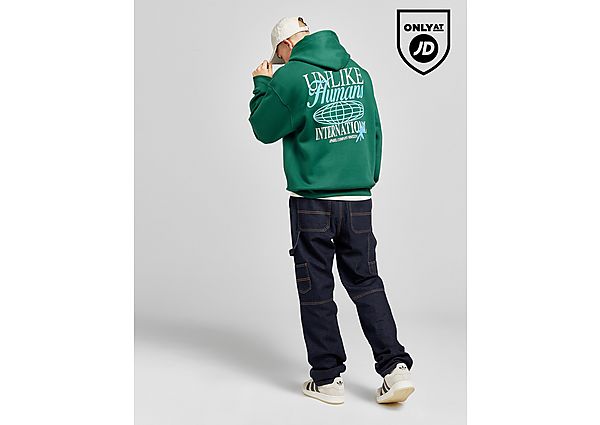 Unlike Humans Global Hoodie Green