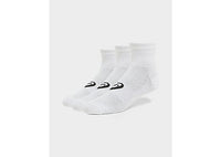 ASICS 3-Pack Quarter Socks white