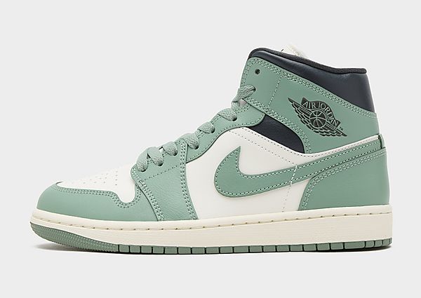 Jordan Air 1 Mid Women's Sail Anthracite Jade Smoke