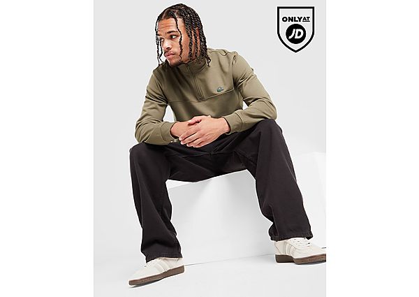 Lacoste Double Knit 1/2 Zip Sweatshirt