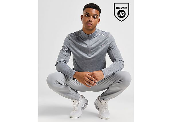 Technicals Span 1 4 Zip Top Grey