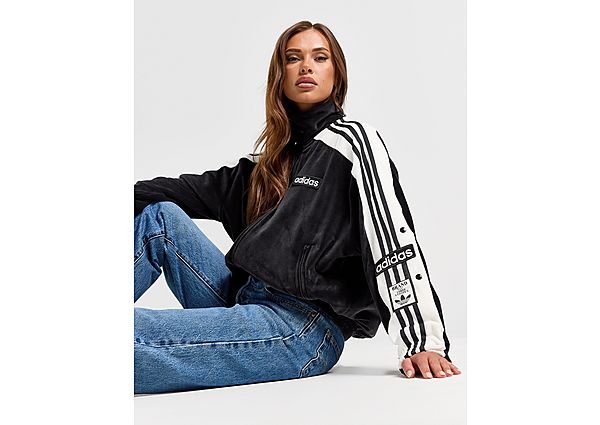 adidas Originals Adibreak Velour Track Top Black