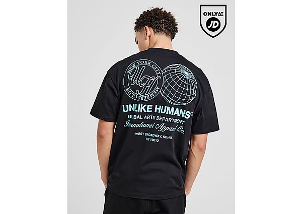 Unlike Humans Wired TShirt Black